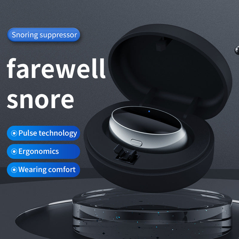 New AI Smart Anti Snoring Device – Dual Pulse Snore Stopper & Breathing Aid WIth 10 Stickers