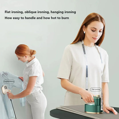 Upgraded Gen2  Mini 2-in-1 Portable Garment Steamer & Iron – Wet & Dry Use