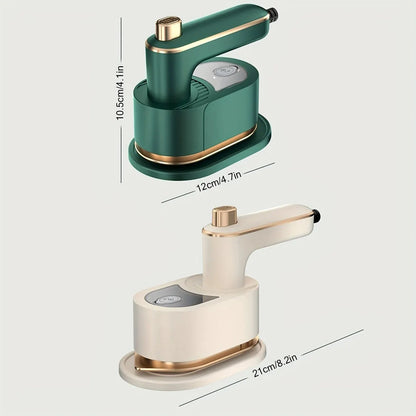 Upgraded Gen2  Mini 2-in-1 Portable Garment Steamer & Iron – Wet & Dry Use