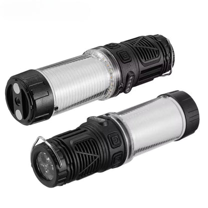 Outdoor Portable 3-in-1 Camping Light – USB Rechargeable LED Tent Lamp with Mosquito Repellent, Strong Flashlight & 4000mAh Long-Endurance Battery
