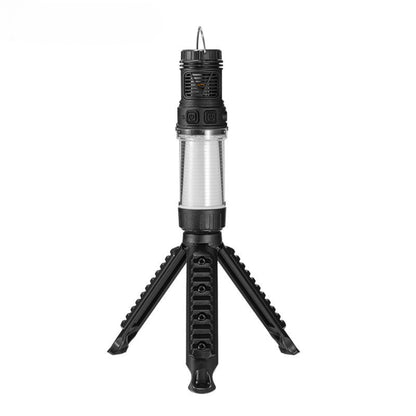 Outdoor Portable 3-in-1 Camping Light – USB Rechargeable LED Tent Lamp with Mosquito Repellent, Strong Flashlight & 4000mAh Long-Endurance Battery