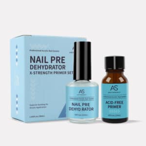 Nail Primer & Dehydrator Set – Acid-Free Primer for Acrylic & Gel Nails | No-Lift Nail Prep