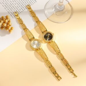 Elegant gold-plated women’s fashion watch