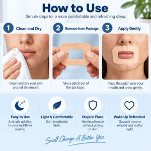 How to use mouth tape for sleeping